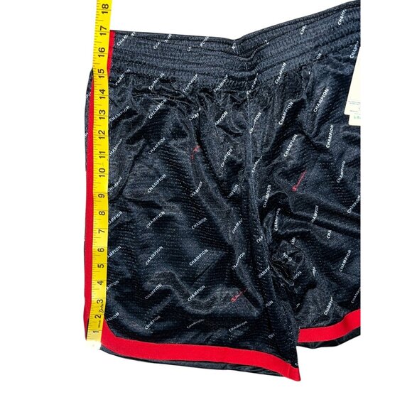 Champion Men's 7-inch Taped AOP Mesh Short Sz Medium Mens Black & Red - Picture 9 of 12